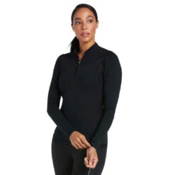 Baselayer Ariat Ascent Long Sleeve Black Ladies