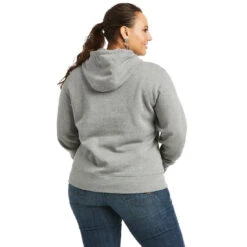Hoodie Ariat Real Arm Logo Heather Grey W22 Ladies -Ride Strong Shop Ariat Hoodie Real Arm Logo Heather Grey W22 Ladies 3 6b733990 29d1 40d4 90df 6d926fa05733