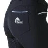 CoolMax Black Breeches In Sizes 6 To 28 - With Silicone Seat Grip -Ride Strong Shop Black Breeches silicone seat Plum Tack