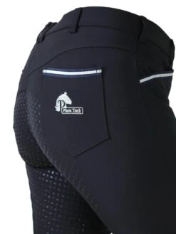 CoolMax Black Breeches In Sizes 6 To 28 - With Silicone Seat Grip