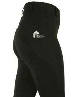 Classic Black Riding Tights - Silicone-Free