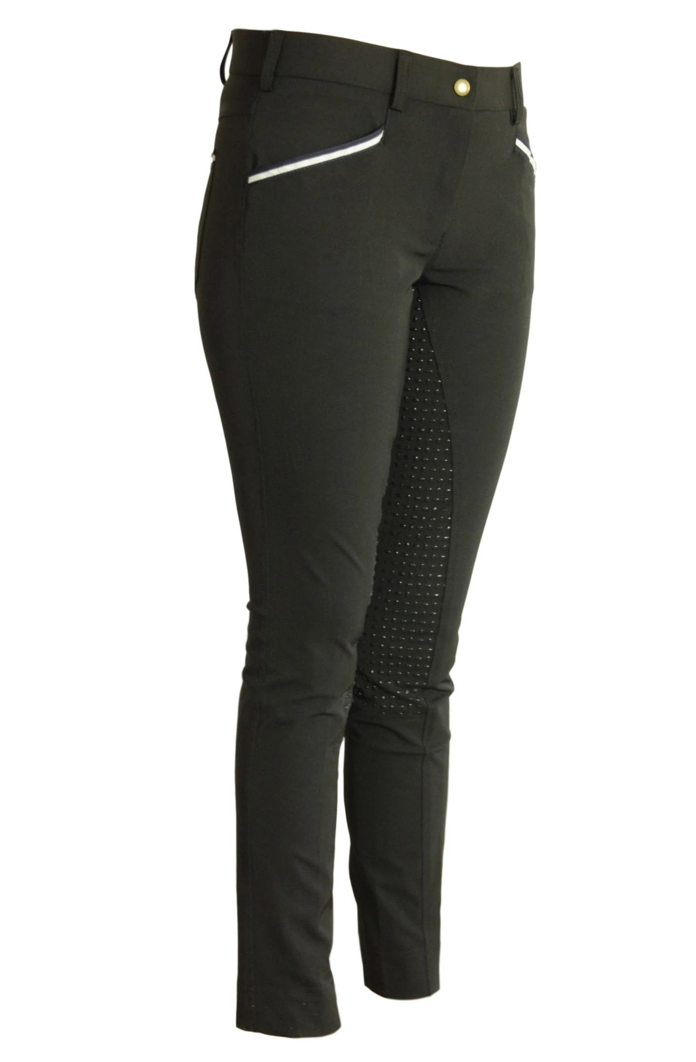 CoolMax Jodhpurs In Sizes 6 To 28, In Black With Silicone Seat Grip 12 CoolMax Jodhpurs In Sizes 6 To 28, In Black With Silicone Seat Grip - Image 10