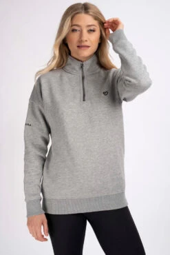 Mochara Half Zip Sweatshirt -Ride Strong Shop Heatherhalfzipmain 1000x 42cf3576 dbc9 4027 8968 b60851a83171