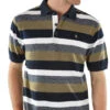 Polo Top Thomas Cook Macquarie Short Sleeve Tan & Navy Mens -Ride Strong Shop Thomas Cook Macquarie Short Sleeve Polo Tan Navy Mens