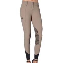GhoDho Tinley Pro Meryl® Knee Patch Breech TAUPE -Ride Strong Shop Tinley Taupe Front cdf23333 62b7 4508 b3b4 825cec1b4db5