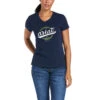 Ariat Authentic Logo T-Shirt -Ride Strong Shop ariat authentic logo t shirt trailrace equestrian outfitters