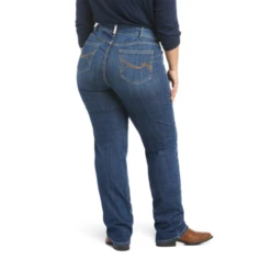 Ariat Women's Real Mid Rise Stackable Straight Leg Jean 13 Ariat Women's Real Mid Rise Stackable Straight Leg Jean -Ride Strong Shop ariat womens real mid rise stackable straight leg jean trailrace equestrian outfitters 4