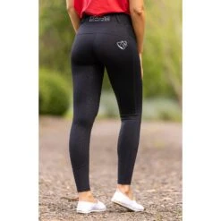 BARE Equestrian Performance Riding Tights For Black Riders -Ride Strong Shop bare equestrian performance riding tights black rider southern sport horses 4