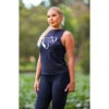 Bare Equestrian's Ecoluxe Tank: Recycled With Foil Logo