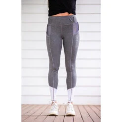 Performance Riding Tights: Grey Unicorn BARE Collection -Ride Strong Shop grey unicorn bare equestrian performance riding tights southern sport horses 3