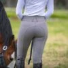 Grey Hannah High Waisted Breech By QJ Riding Wear -Ride Strong Shop hannahgrey eec7d351 cf44 4c96 9e93 24038f1b452f