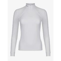 LeMieux Olivia Long Sleeve Show Shirt -Ride Strong Shop lm oliviashowshirt longsleeve white1 hr 19fd1c39 cf65 4783 96ba 7a7c4df924f9